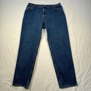 Vintage Levi's Jeans Womens 18 Blue Relaxed Tapered Made in Mexico Y2K Classic